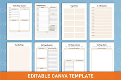 Yoga Canva Template for Design Inspiration - CraftNest - Digital Crafting and Art