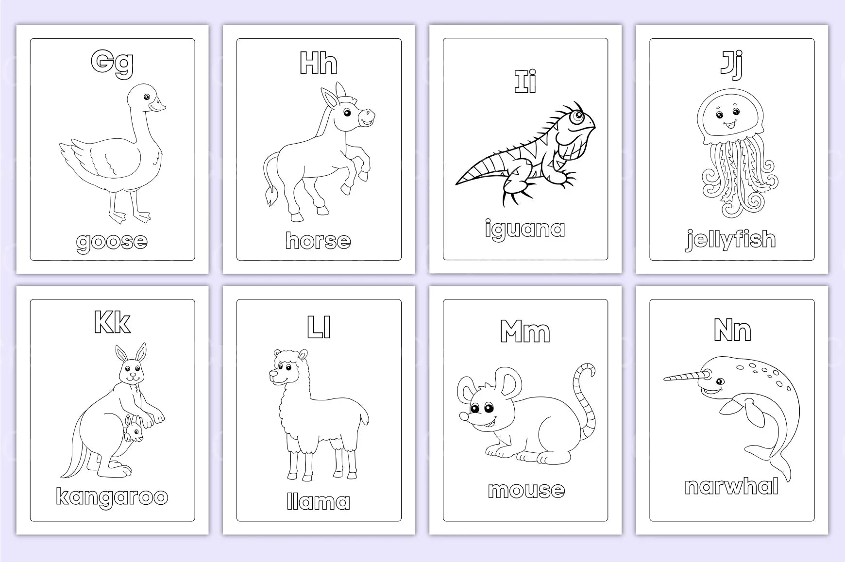 Animal Coloring Activity Book for Kids - CraftNest - Digital Crafting and Art
