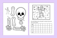 Halloween Activity Book for Kids - CraftNest - Digital Crafting and Art