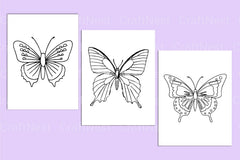 Butterfly Coloring Page - CraftNest - Digital Crafting and Art