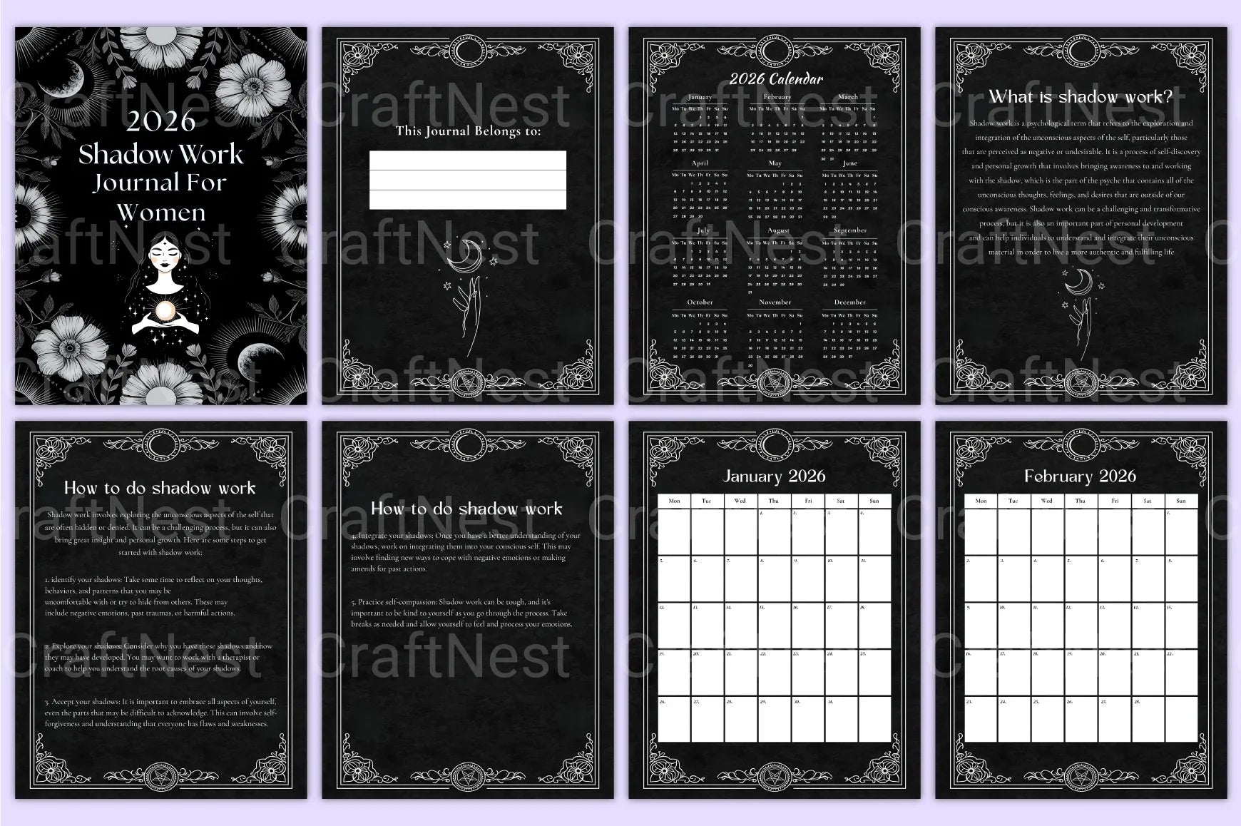 Empowering Shadow Work for Women - CraftNest - Digital Crafting and Art