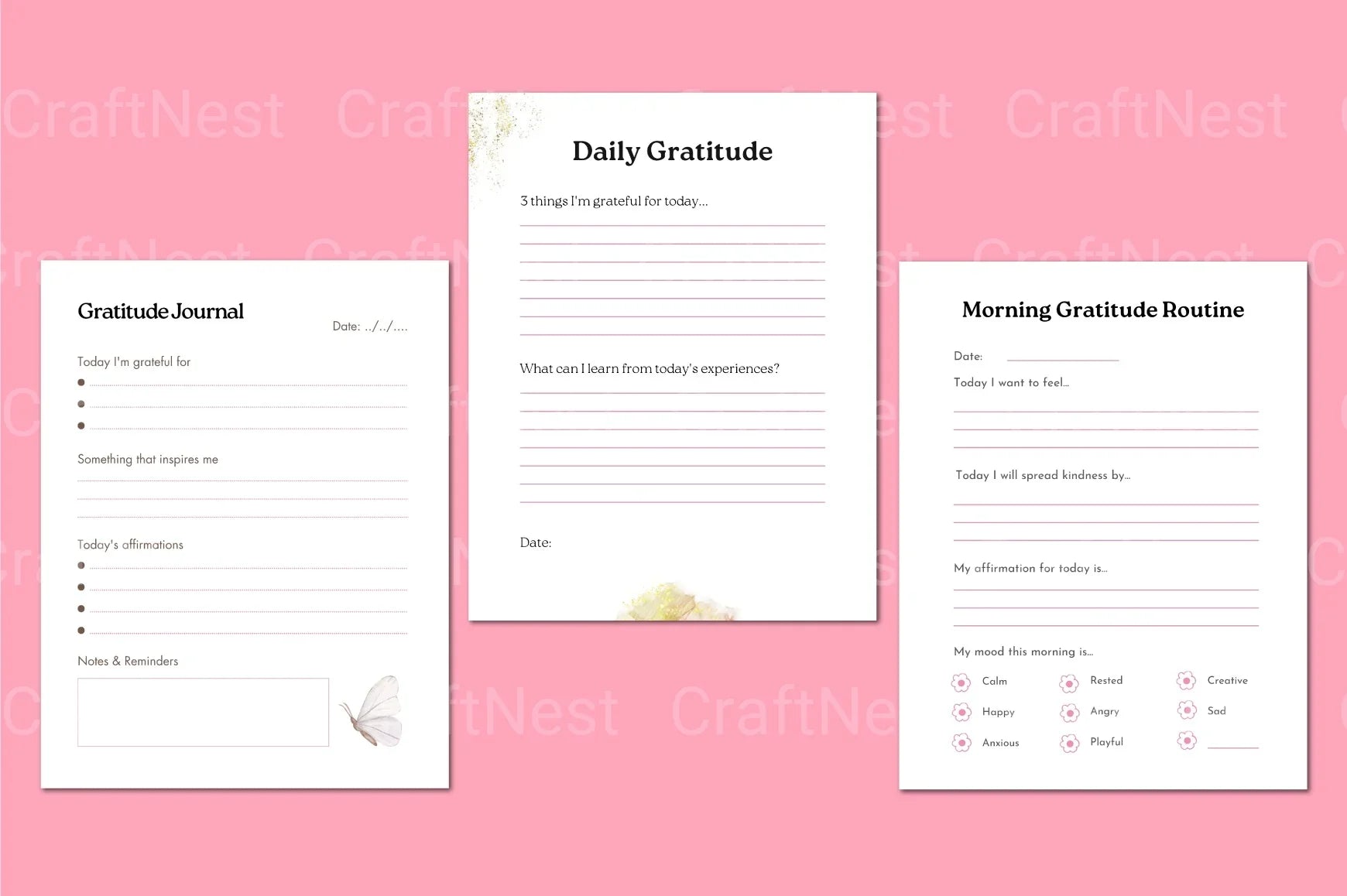 Women Gratitude Art Design - CraftNest - Digital Crafting and Art