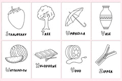 Alphabet Coloring Book for Kids - CraftNest - Digital Crafting and Art