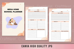 Mega Homeschool Planner - CraftNest - Digital Crafting and Art