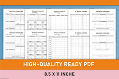 Finance Planner from 100 Planner - CraftNest - Digital Crafting and Art