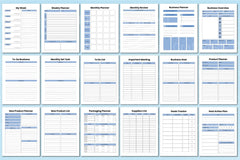 Business Workbook Template for Success - CraftNest - Digital Crafting and Art