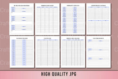 Medical Planner Template - CraftNest - Digital Crafting and Art
