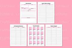 Reading Book Tracker App - CraftNest - Digital Crafting and Art