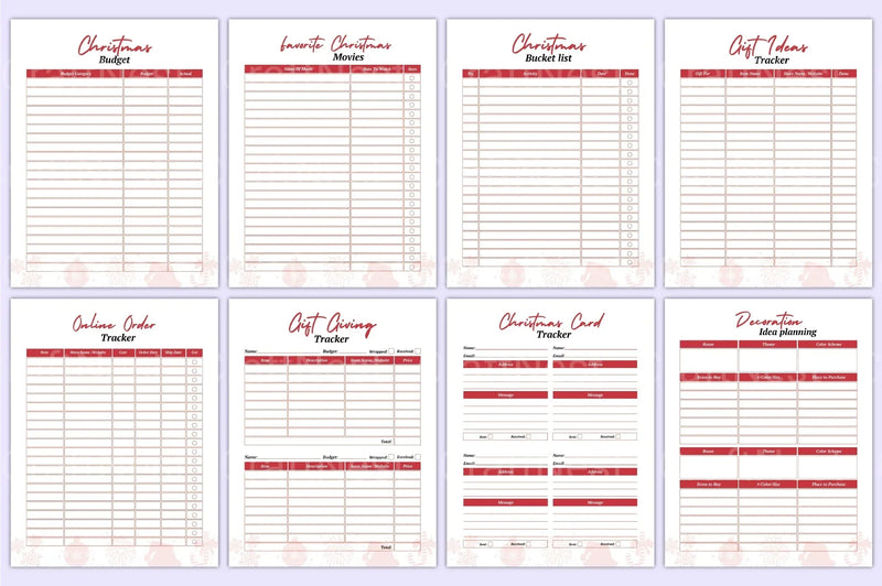 Christmas Planner Guide - CraftNest - Digital Crafting and Art