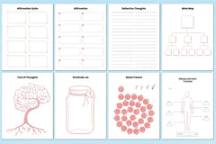 Vision Board Planner Template Canva - CraftNest - Digital Crafting and Art