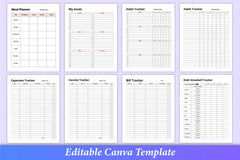 Ultimate Planner Template Canva - CraftNest - Digital Crafting and Art