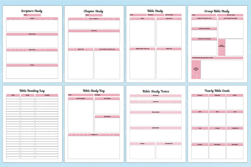 Devotional Planner for Spiritual Growth - CraftNest - Digital Crafting and Art