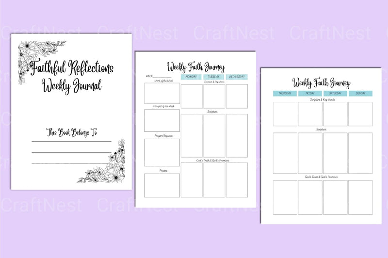Faithful Reflections Weekly - CraftNest - Digital Crafting and Art