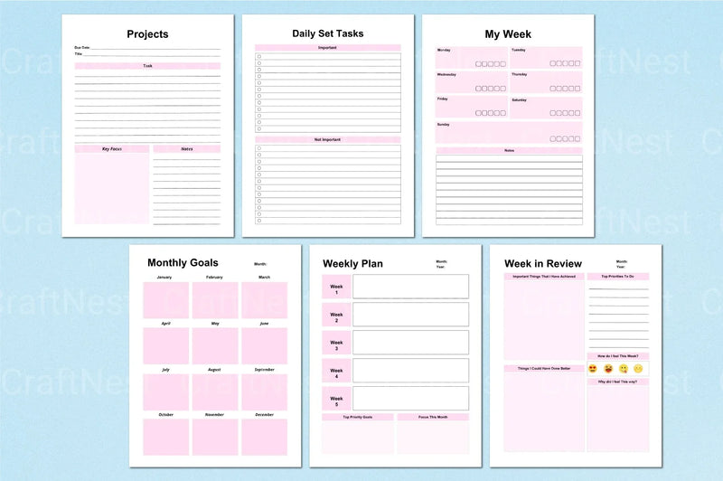 Girl Boss Workbook: Empower Your Journey - CraftNest - Digital Crafting and Art