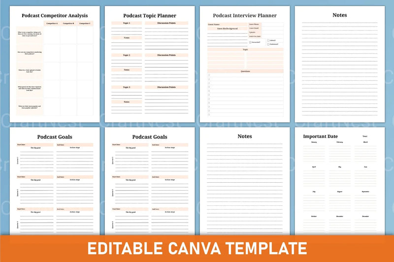Ultimate Podcast Planner Guide - CraftNest - Digital Crafting and Art