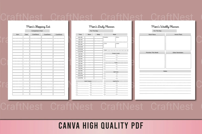 Ultimate Mom Planner for Busy Moms - CraftNest - Digital Crafting and Art