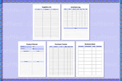 Craft Business Planner Guide - CraftNest - Digital Crafting and Art