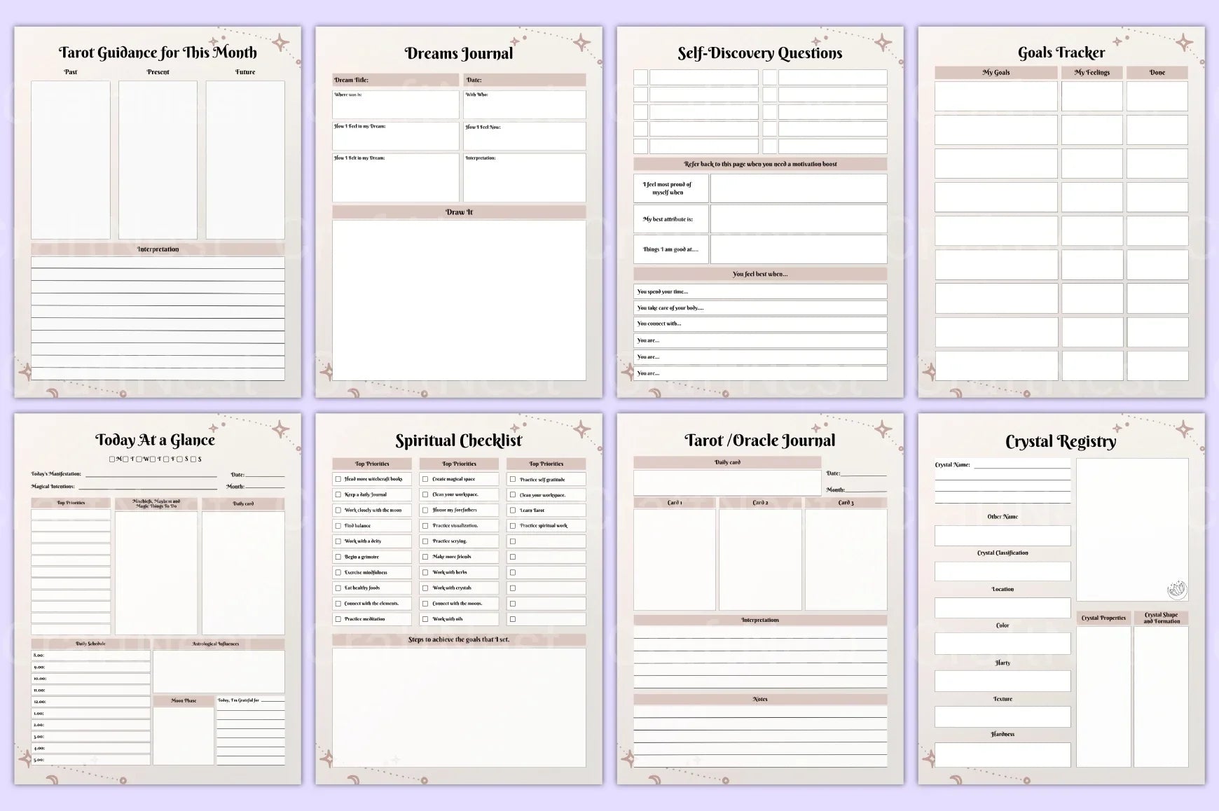 Witchy Planner: Mystical Organization for Your Magical Life - CraftNest - Digital Crafting and Art