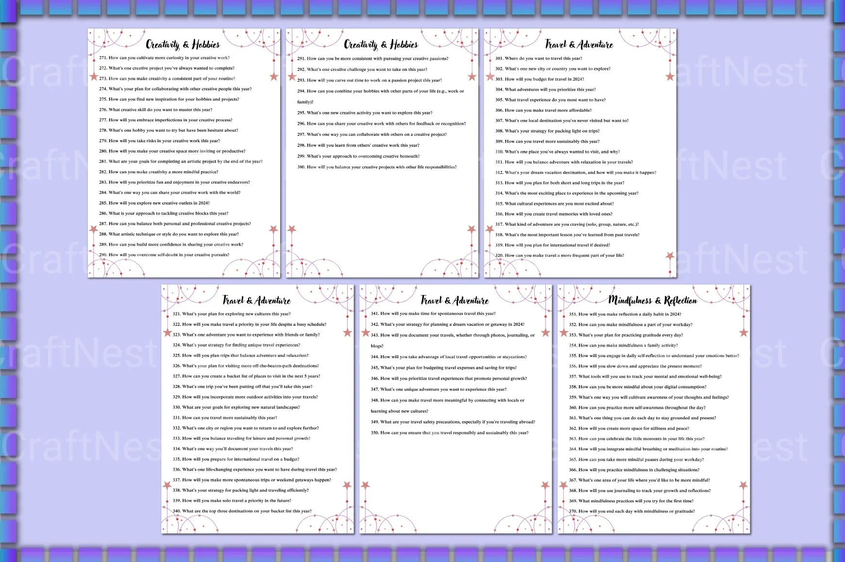 New Year Planner Prompts for Goal Setting - CraftNest - Digital Crafting and Art