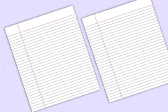 College Ruled Composition Notebook - CraftNest - Digital Crafting and Art