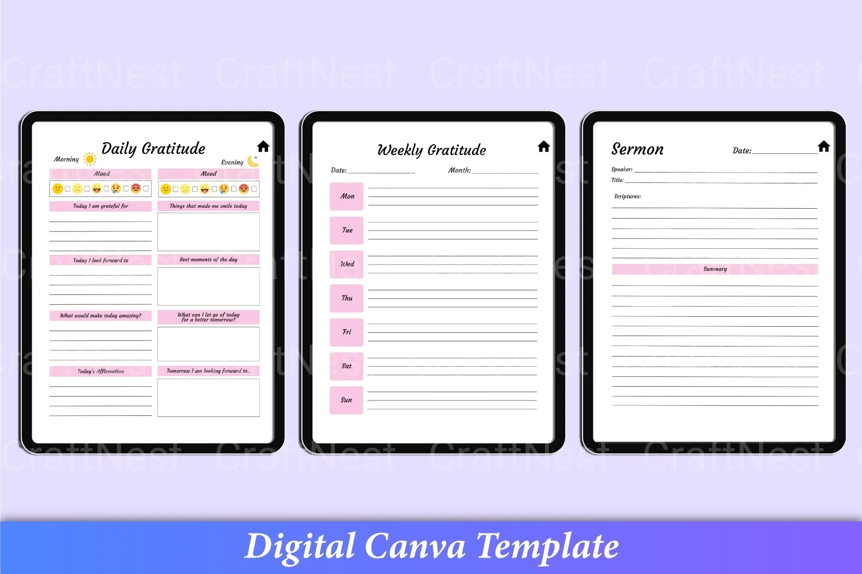 Bible Devotional Planner for Daily Inspiration - CraftNest - Digital Crafting and Art