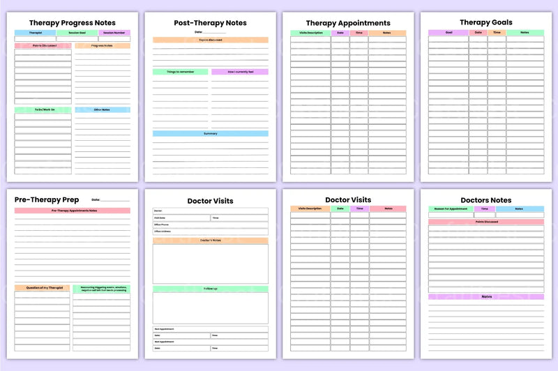 Therapy Healing Workbook for Personal Growth - CraftNest - Digital Crafting and Art