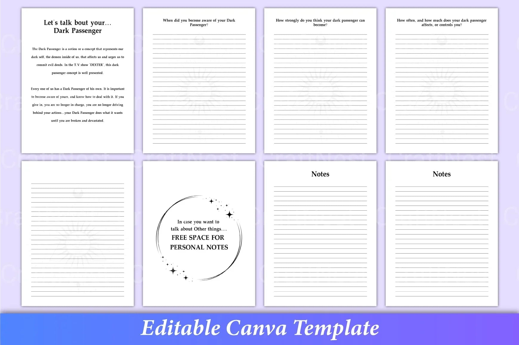 Shadow Work Prompts for Personal Growth - CraftNest - Digital Crafting and Art