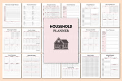Household Planner for Efficient Home Management - CraftNest - Digital Crafting and Art