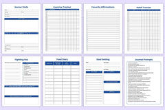 Mental Health Planner for Wellness and Self-Care - CraftNest - Digital Crafting and Art
