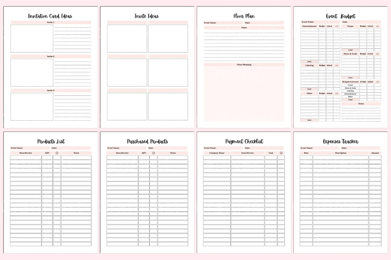 Event Party Planner - CraftNest - Digital Crafting and Art