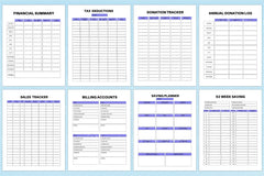 Budget Financial Planner - CraftNest - Digital Crafting and Art