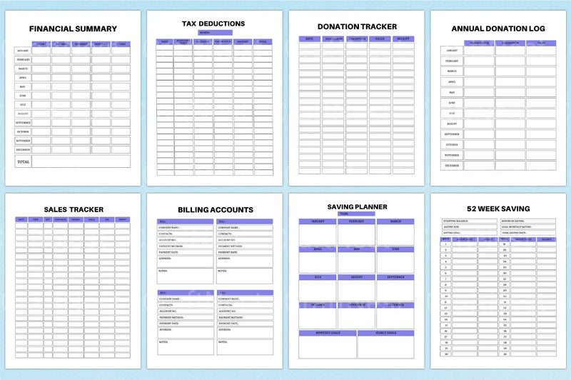 Budget Financial Planner - CraftNest - Digital Crafting and Art