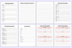 End of Life Planner Guide - CraftNest - Digital Crafting and Art