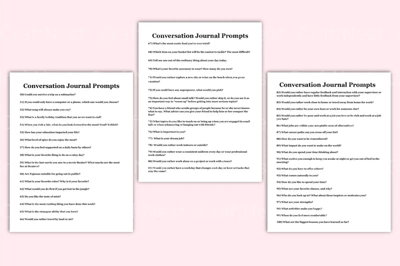 Engaging Conversation Prompts for Meaningful Discussions - CraftNest - Digital Crafting and Art