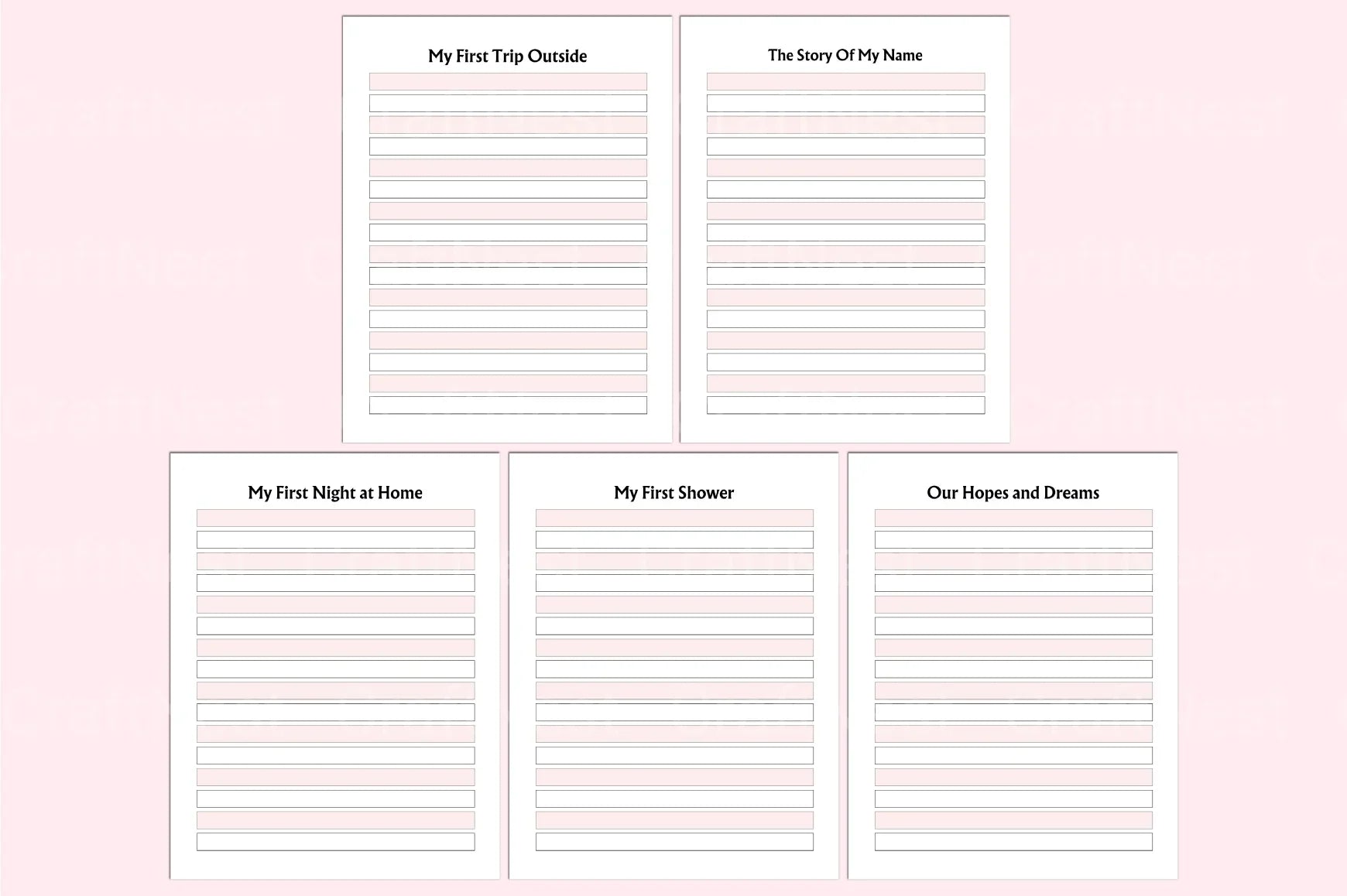 Baby Memory Book: Cherish Every Milestone - CraftNest - Digital Crafting and Art