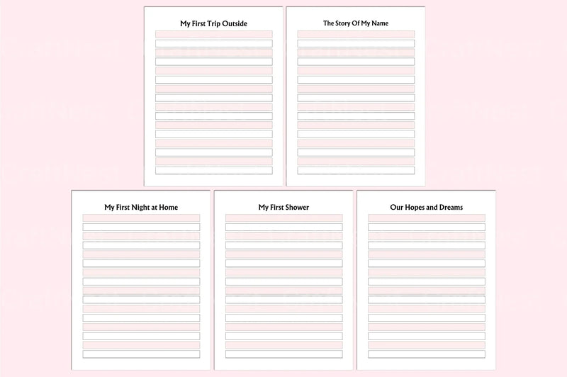 Baby Memory Book: Cherish Every Milestone - CraftNest - Digital Crafting and Art