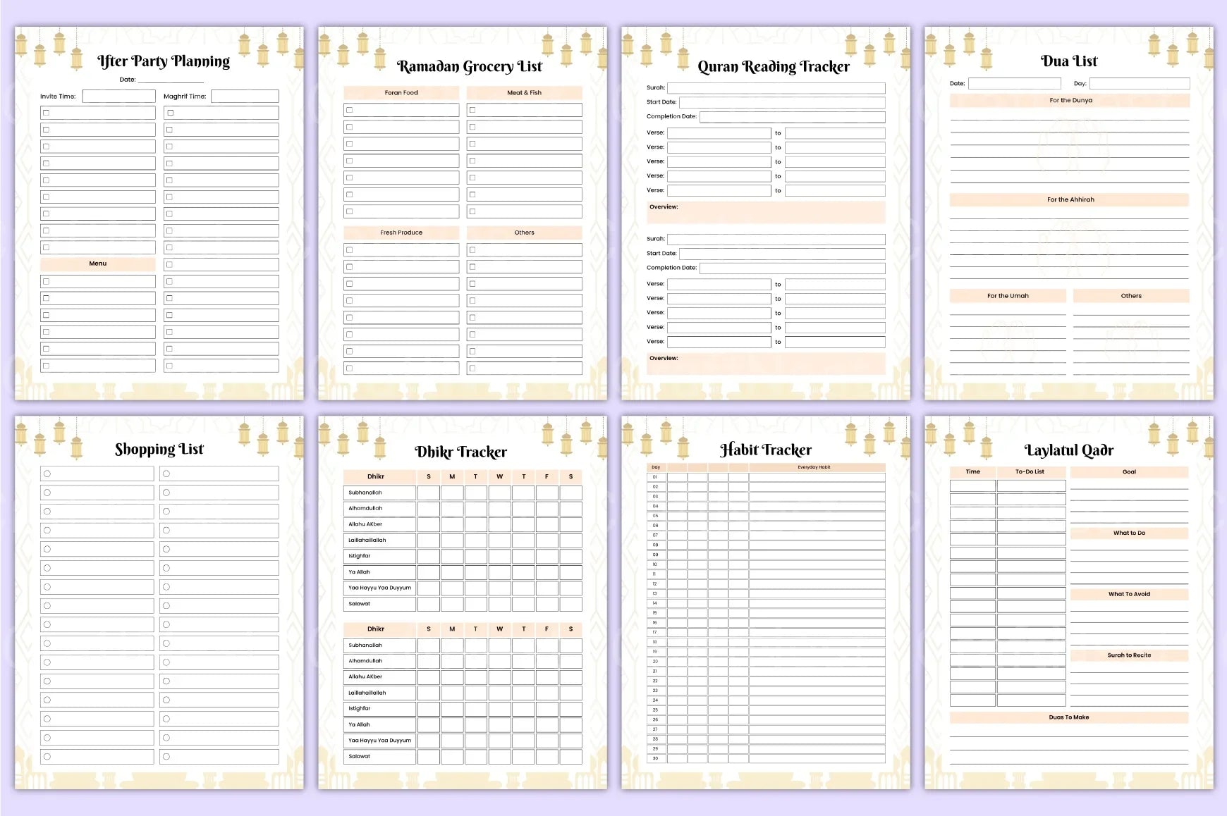 Ultimate Ramadan Planner for 2024 - CraftNest - Digital Crafting and Art