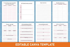 Manifestation Canva Template for Creative Designs - CraftNest - Digital Crafting and Art