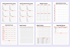 Weight Loss Planner for Effective Results - CraftNest - Digital Crafting and Art