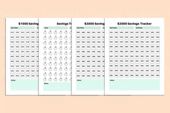 Efficient Saving Tracker for Budget Management - CraftNest - Digital Crafting and Art