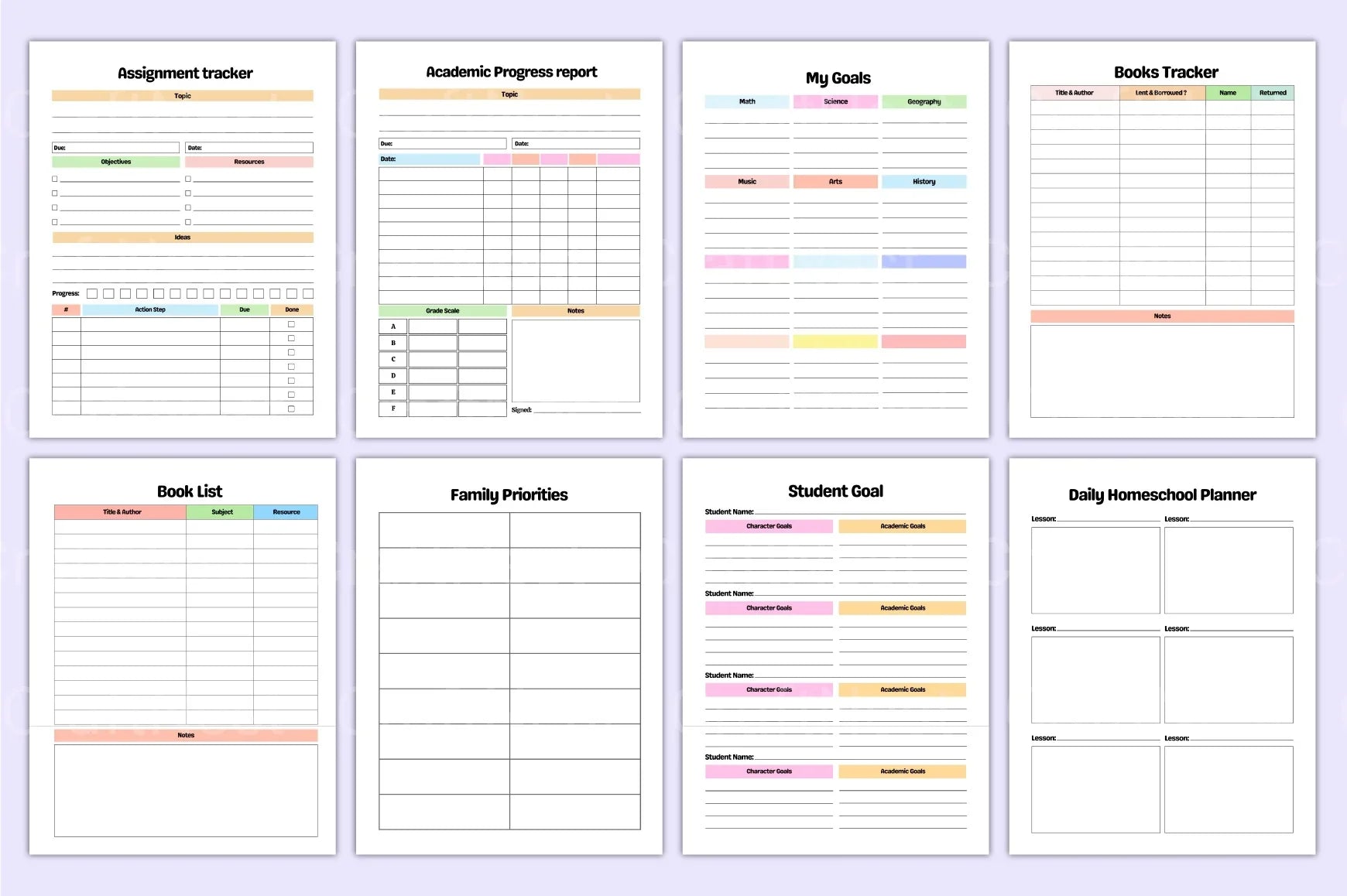 Home School Planner: Organize Your Homeschooling Effortlessly - CraftNest - Digital Crafting and Art