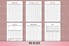 Small Business Planner Template - CraftNest - Digital Crafting and Art