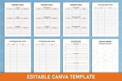 Wellness Planner Canva Interior Design - CraftNest - Digital Crafting and Art