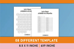 Money Saving Challenges Planner Bundle - CraftNest - Digital Crafting and Art