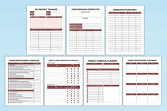 Home Maintenance Planner Guide - CraftNest - Digital Crafting and Art