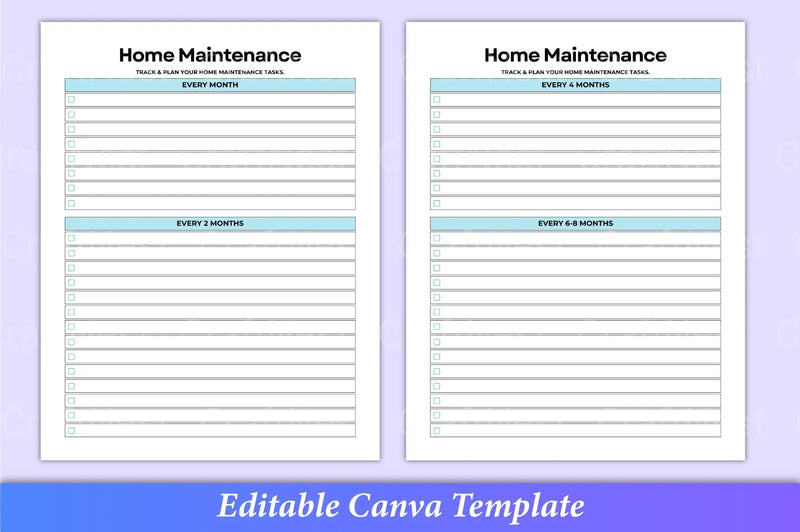 ADHD Cleaning Planner: Effective Organization Tool - CraftNest - Digital Crafting and Art