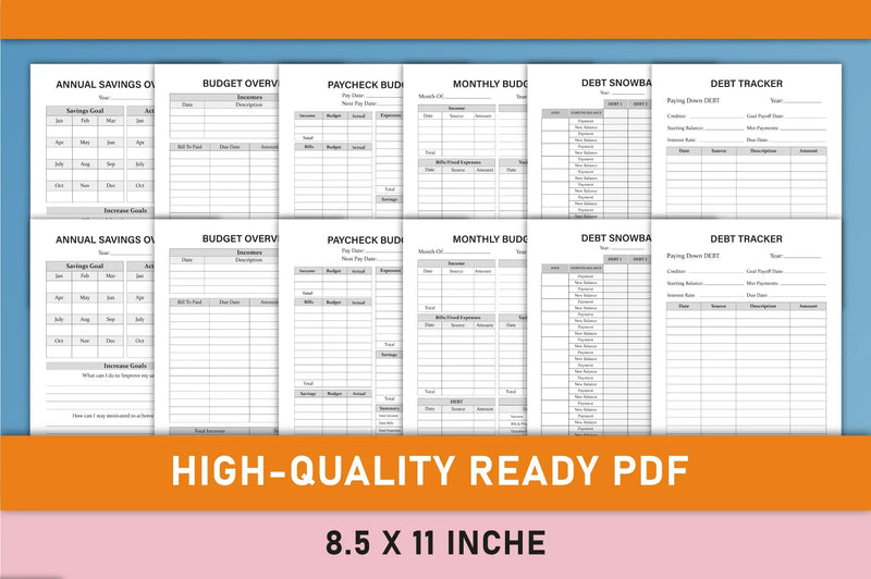 Finance Planner from 100 Planner - CraftNest - Digital Crafting and Art