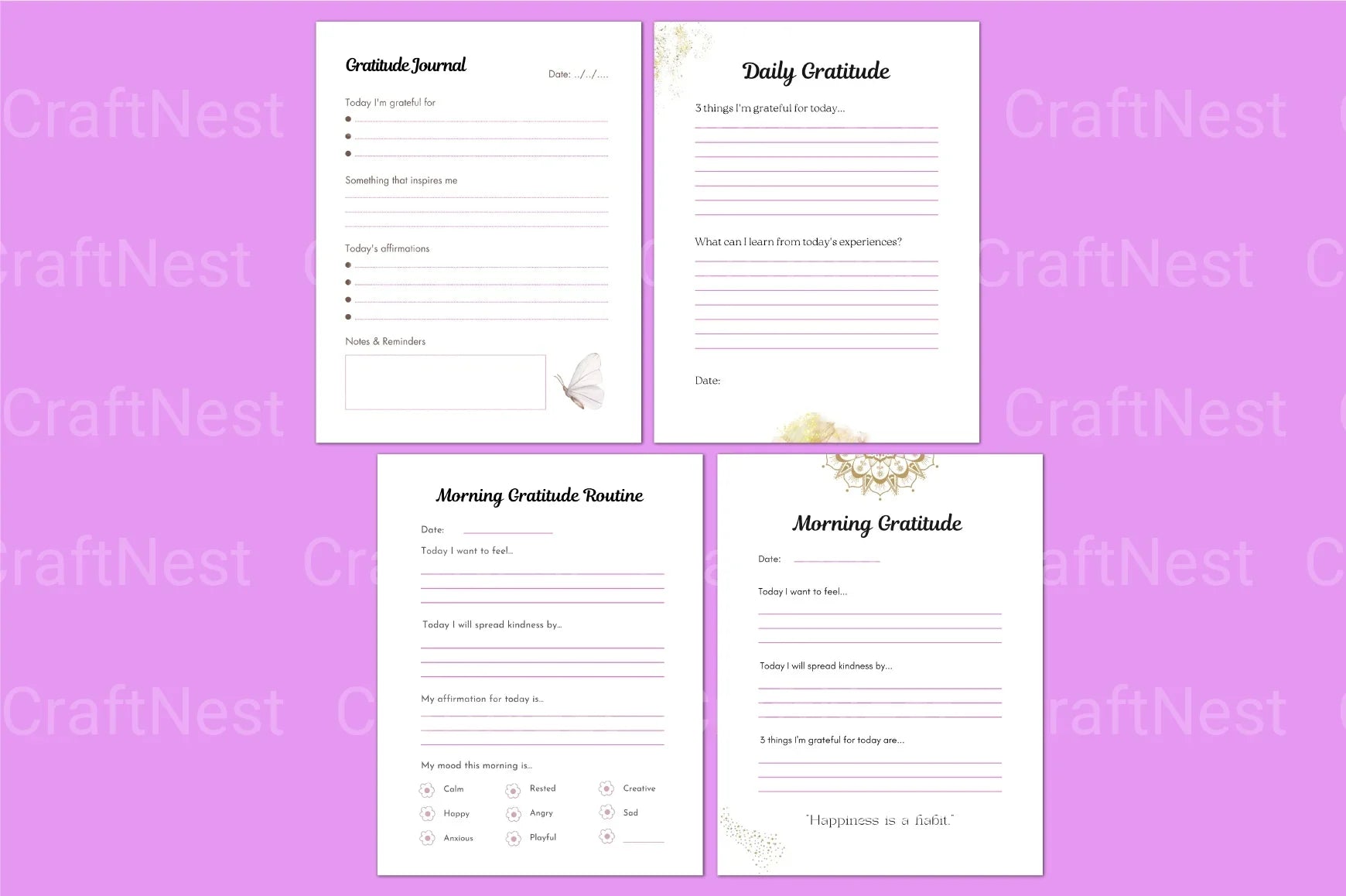 Gratitude for Women - CraftNest - Digital Crafting and Art
