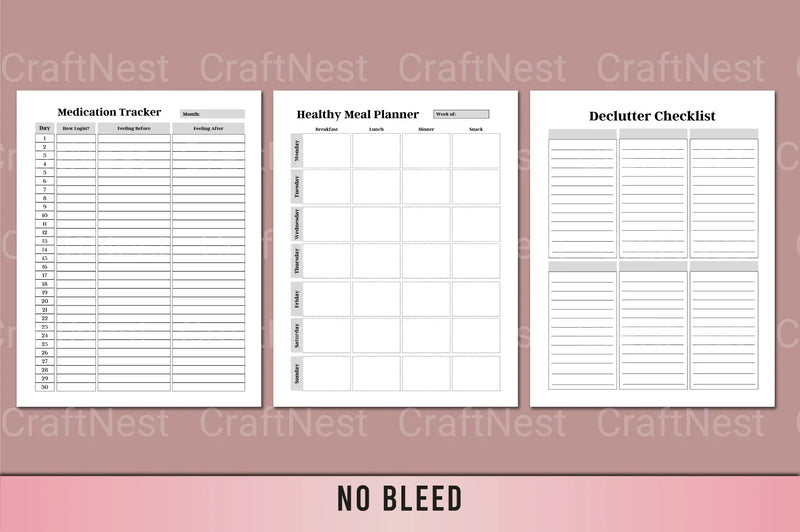Mental Health Self-Care Planner - CraftNest - Digital Crafting and Art