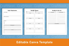 Witchy Planner Canva Template - CraftNest - Digital Crafting and Art